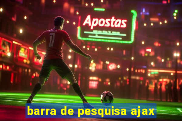 barra de pesquisa ajax